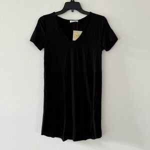 Olivia Rae Black V-Neck Dress